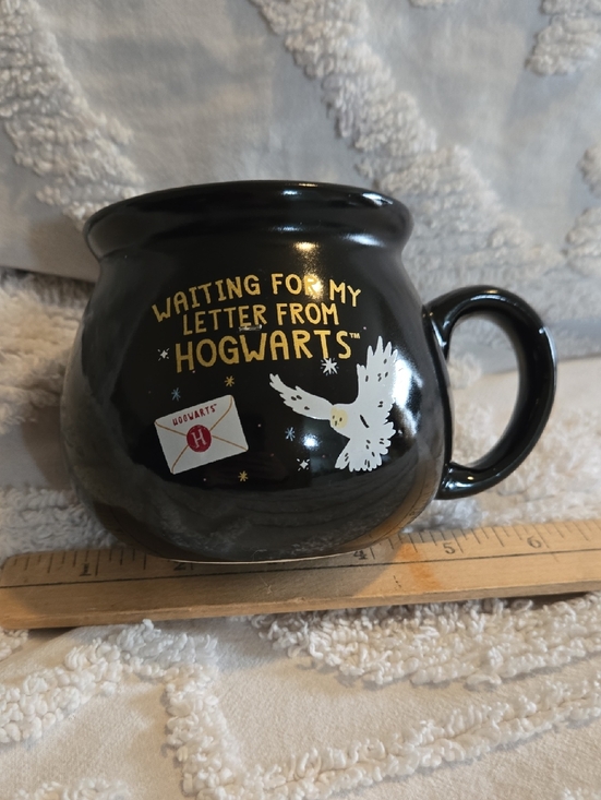 modern gourmet foods Other - Hogwarts "Waiting For My Letter" Black Cauldron Mug Hedwig Owl
